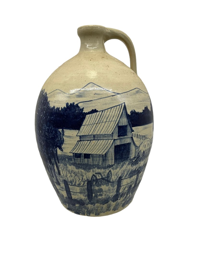 Michael & Melvin Crocker Pottery Jug (1 of 3)