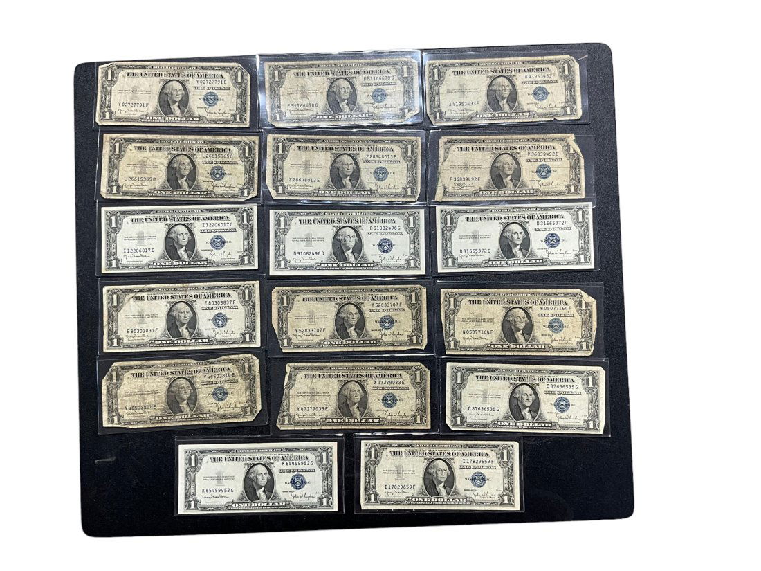 17 One Dollar 1935 Silver Certificates (1 of 6)