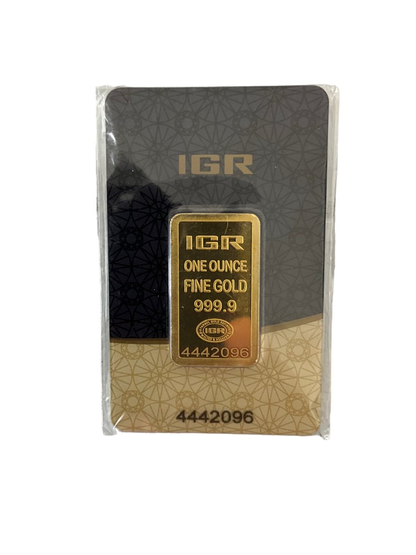 IGR Istanbul Gold Refinery One Ounce 999.9 Fine Gold Bar (1 of 2)