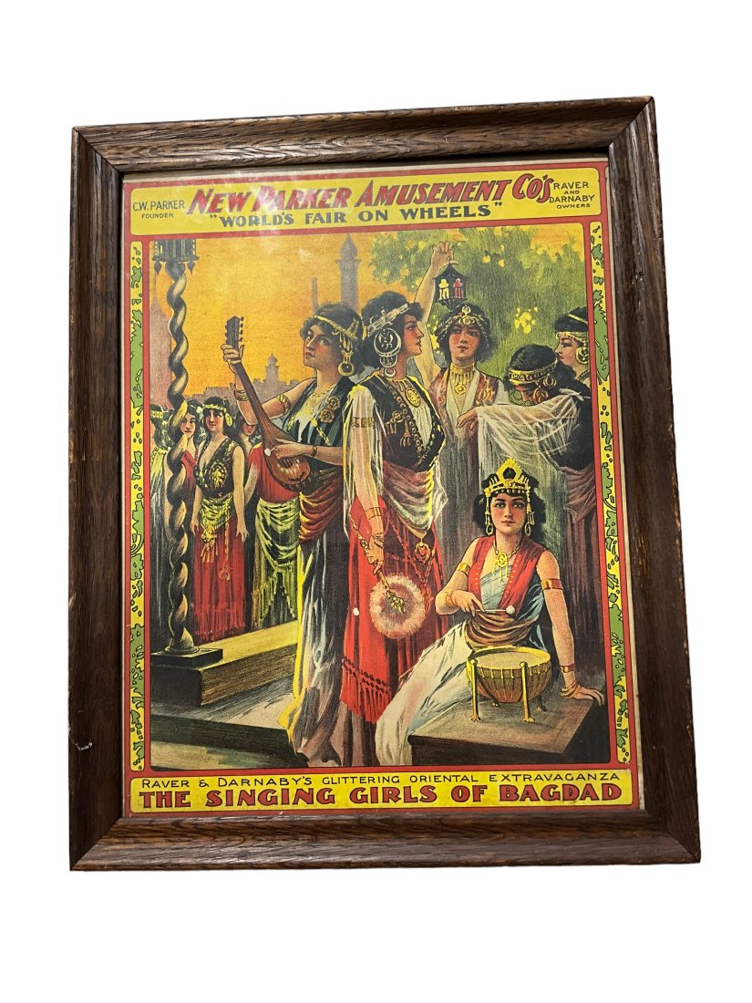 Vintage 1900’s New Parker Amusement Worlds Fair Poster (1 of 3)