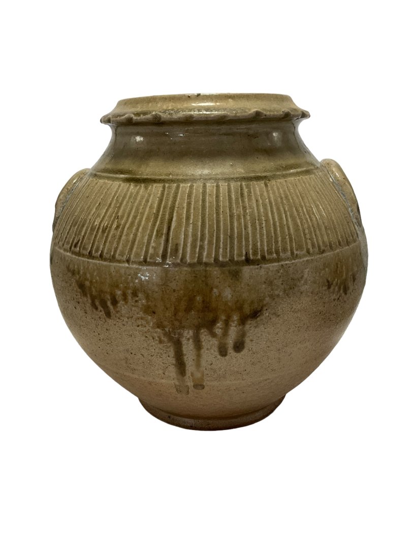 Vernon Owens 2001 Jugtown Ware Pottery Vase (1 of 3)