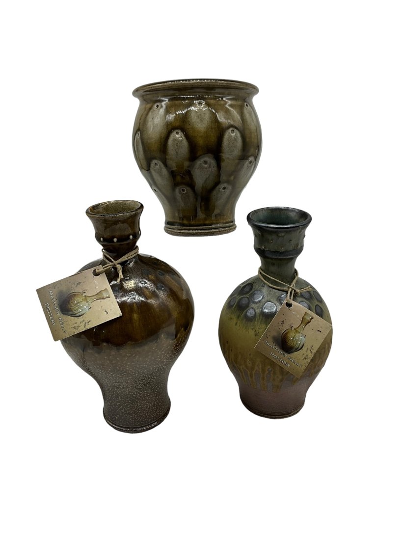 Three Matthew Kelly Pottery Pieces (1 of 2)