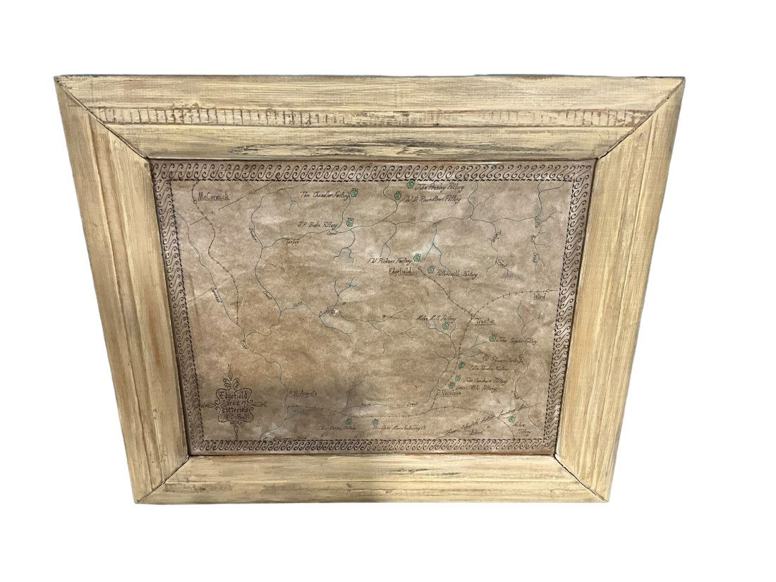 Clint Alderman Edgefield Area Potteries Map (1 of 7)