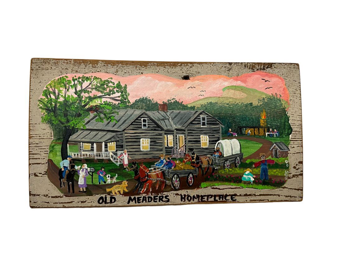 Carol Salas Meader's Homeplace Folk Art Painting (1 of 2)