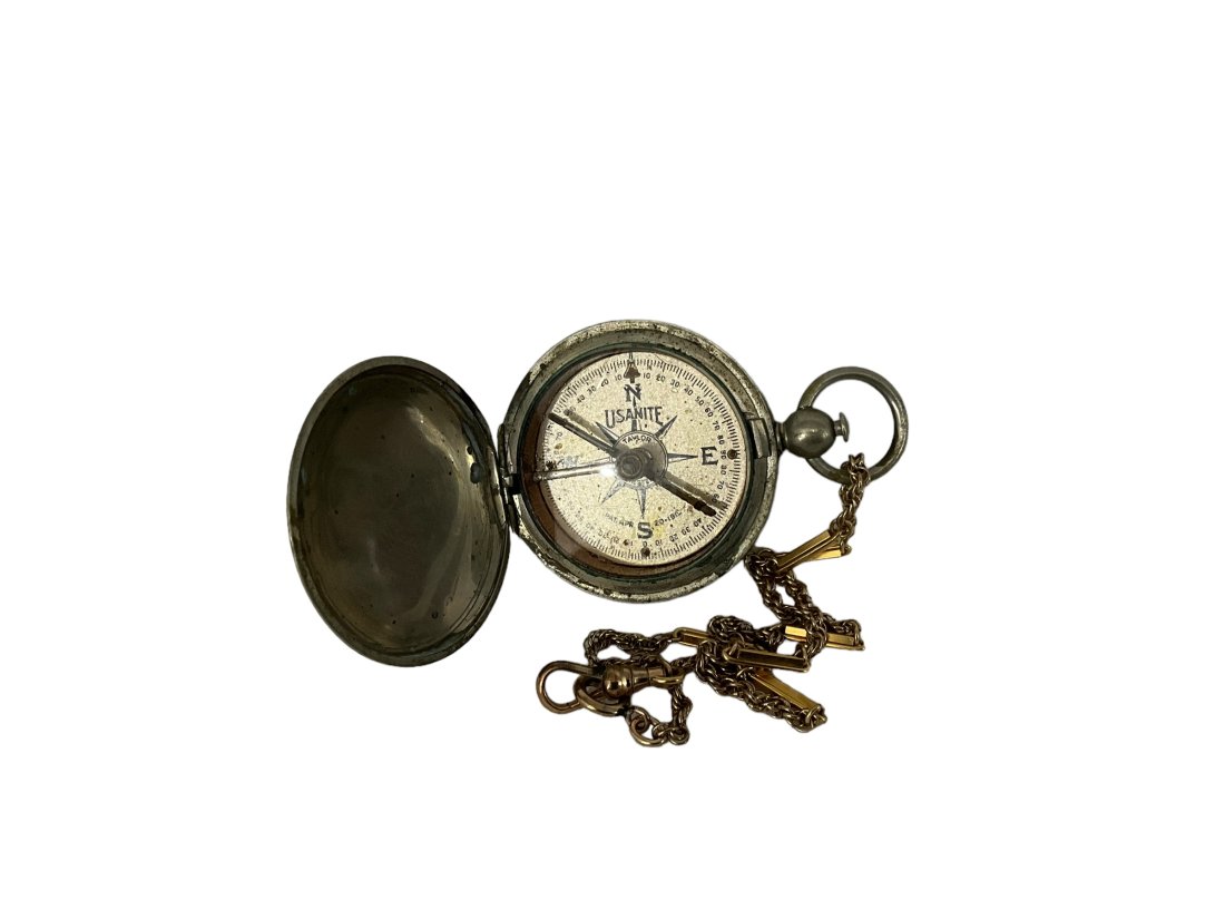 Vintage 1917 WW1 USANITE ENG. DEPT Military Compass (1 of 4)