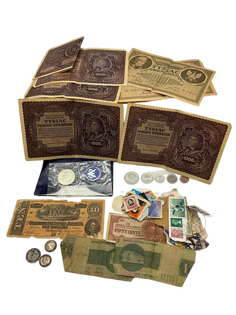 Misc Vintage Coins Currency Proofs Stamps (1 of 6)