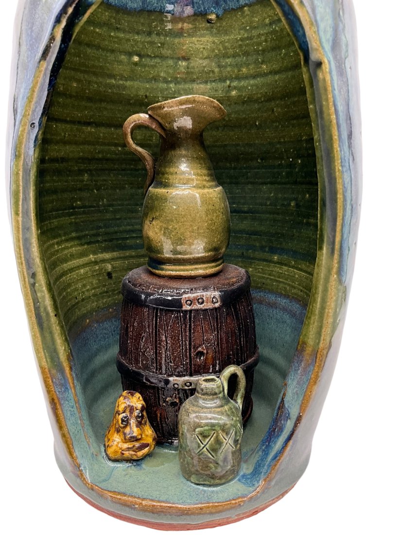 Whelchel Meaders / Suzanne Reese Pottery Sculpture Made For L.Q. Meaders (1 of 6)