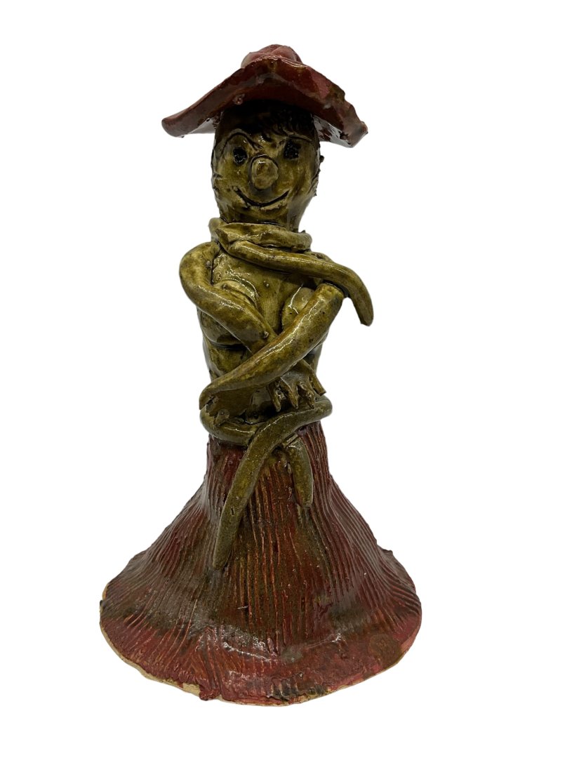 Rare Signed Flossie Meaders Pottery Figural (1 of 6)