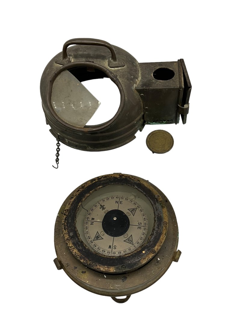 Vintage Brass Ships Compass 01151A (1 of 9)