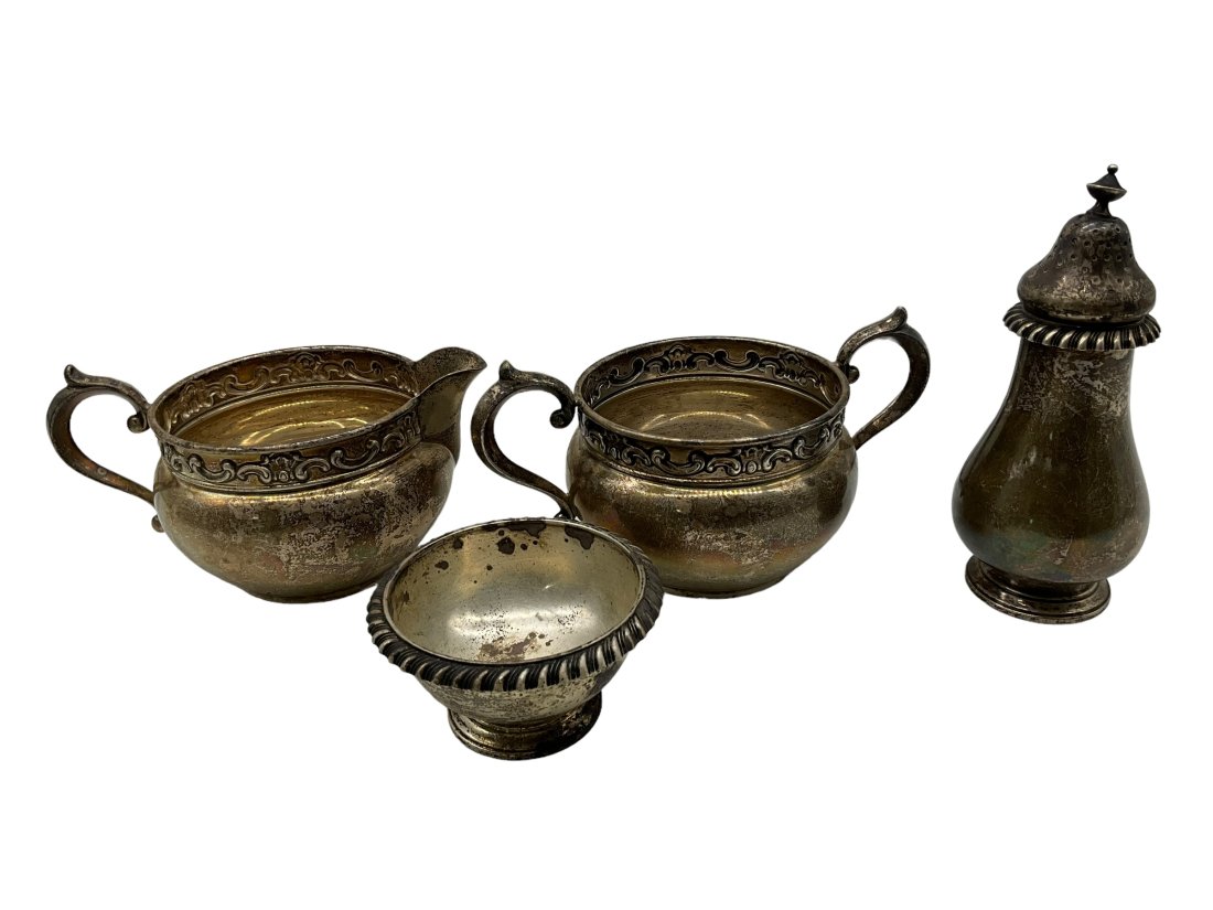 Lot of 4 Misc Gorham Sterling Silver Pieces 290 Grams (1 of 4)