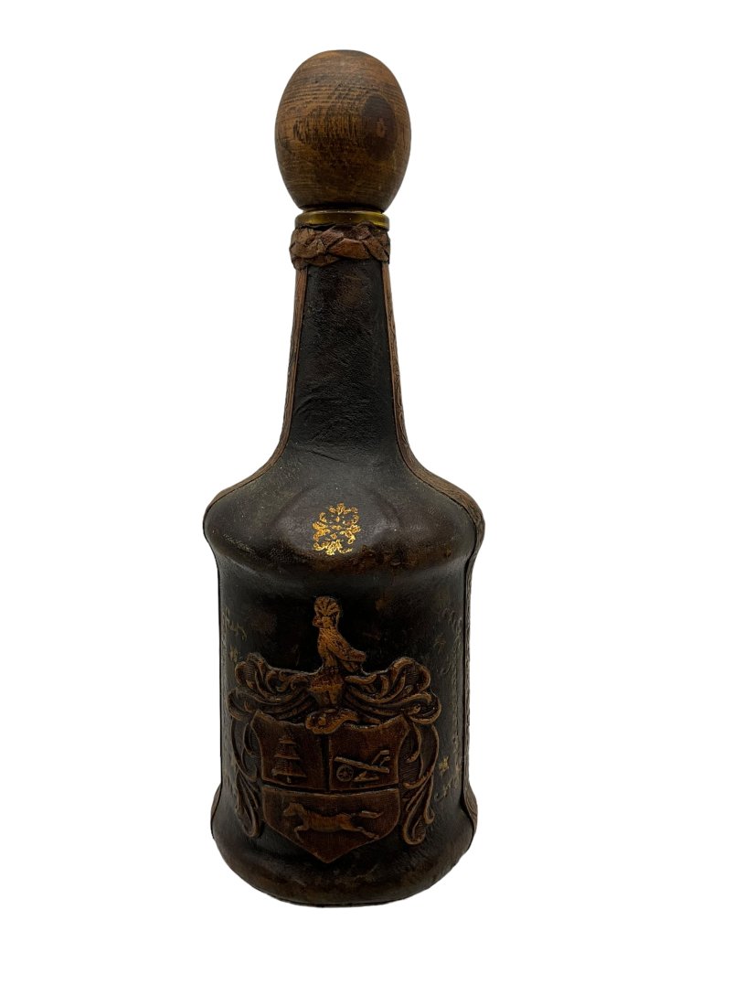 Leather Wrapped Bottle Decanter (1 of 2)