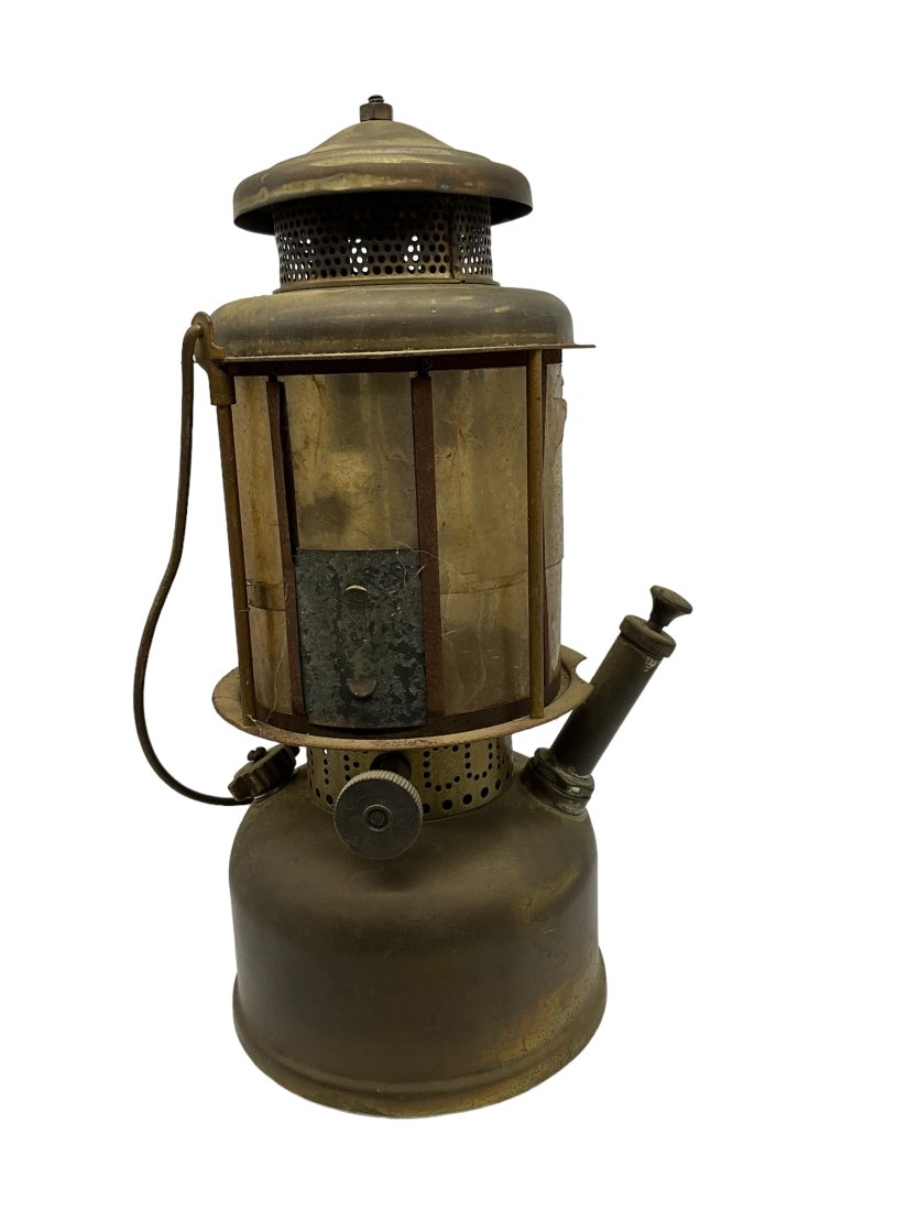 Vintage Brass Coleman Quick Light Lantern (1 of 9)