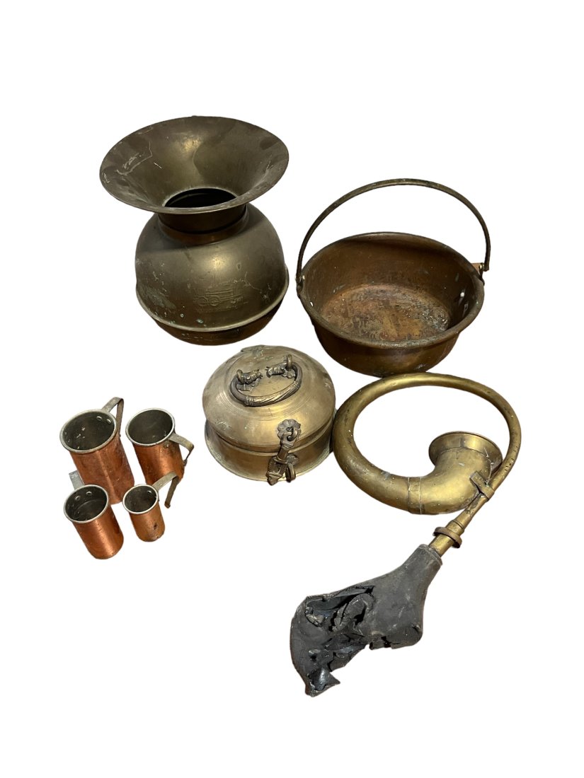 Brass & Copper Lot - Spittoon & More! (1 of 1)
