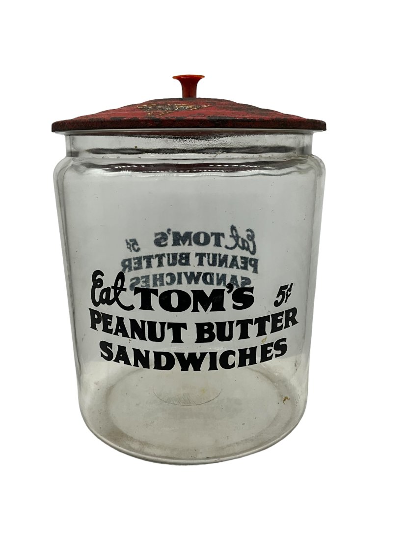 EAT TOM’S 5 Cent Peanut Butter Sandwich Jar With Lid (1 of 5)