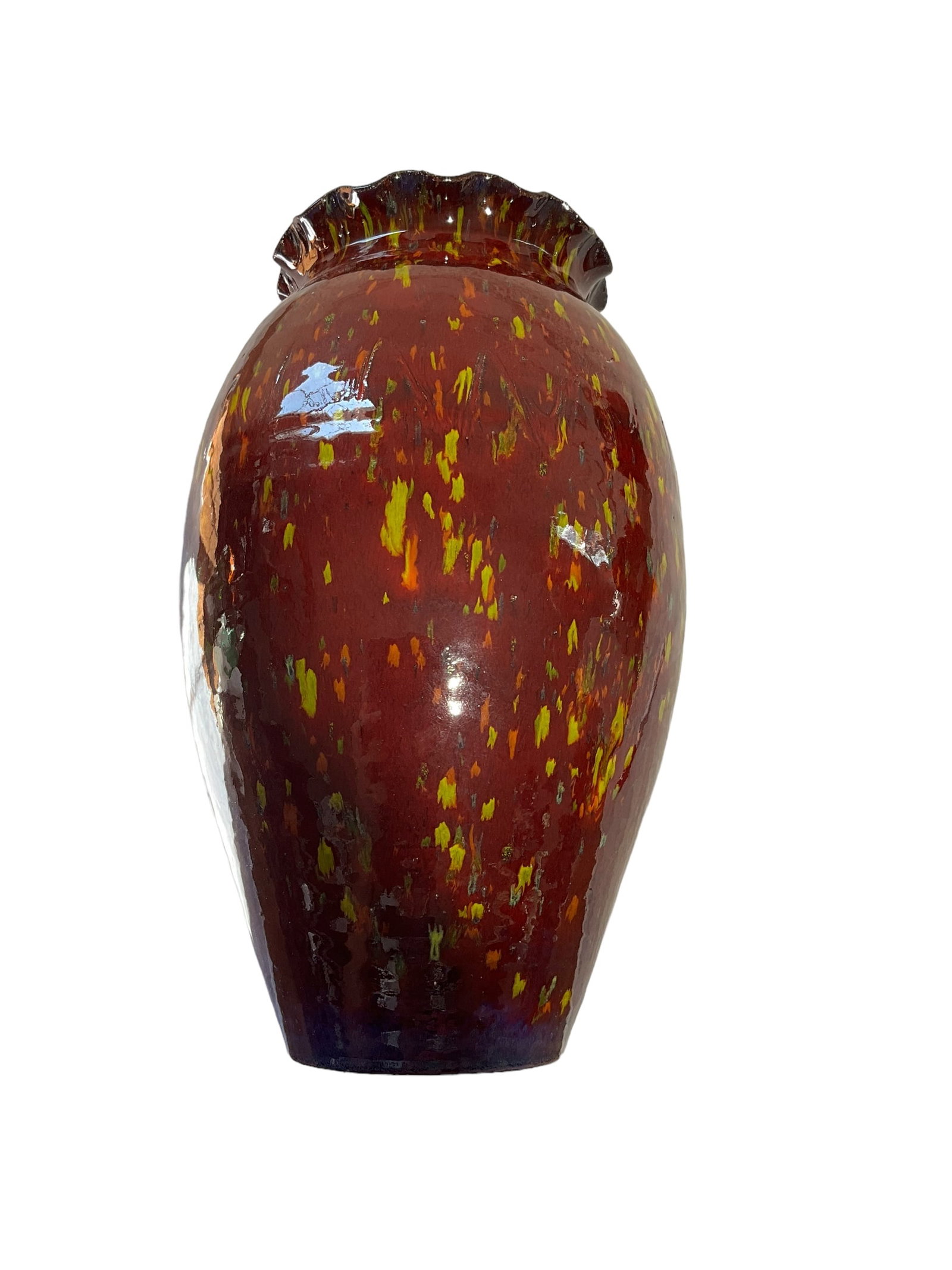 Roger Corn Fluted Pottery Vase 2015 (1 of 5)
