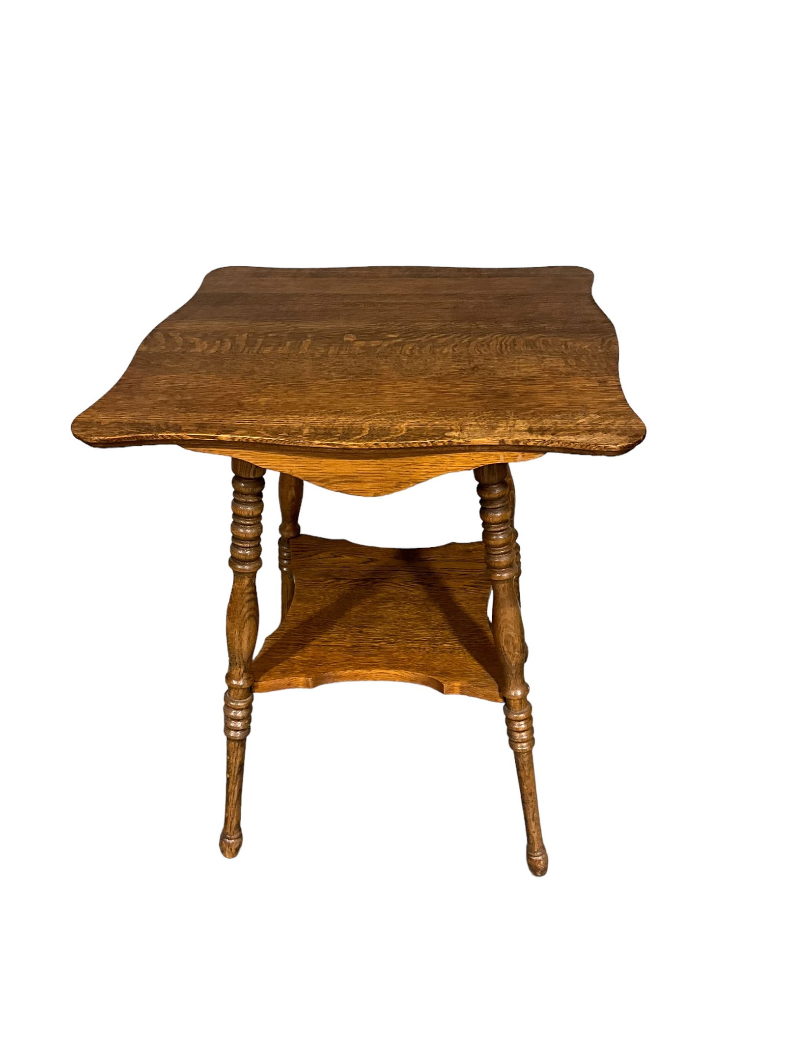 1900's Two Tier Oak Parlor Table (1 of 3)