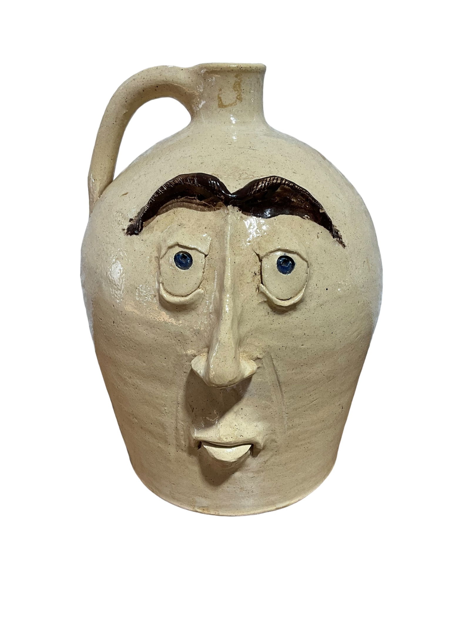Early Michael Crocker Face Jug 1985 (1 of 3)