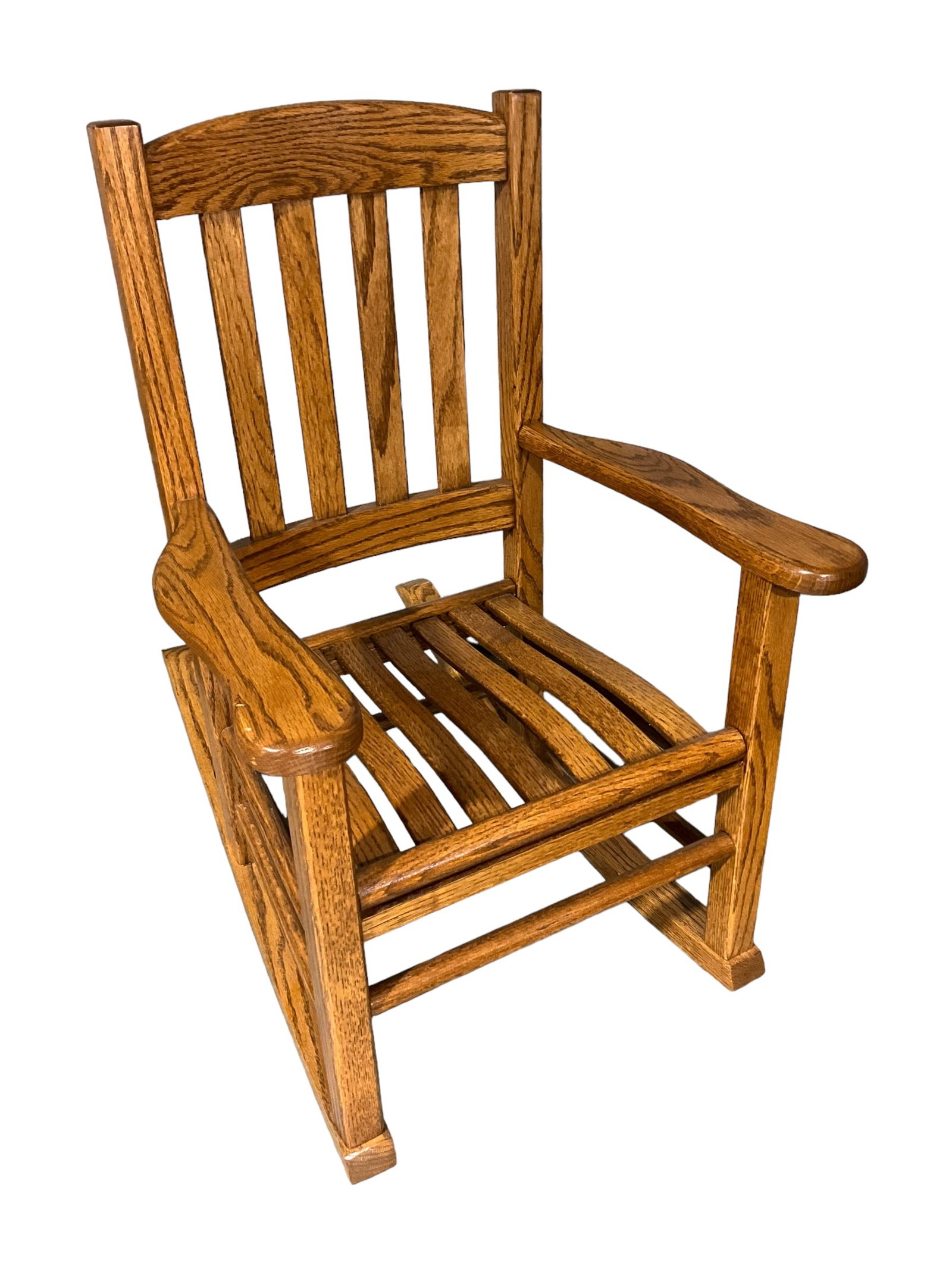 Small Oak Childs Rocking Chair (1 of 3)