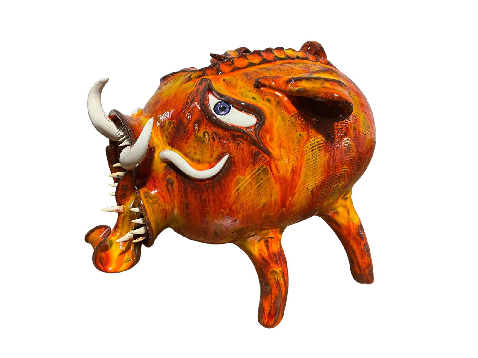 Mint Sir Roger Corn Wart Hog Fantastic Pottery Work (1 of 7)
