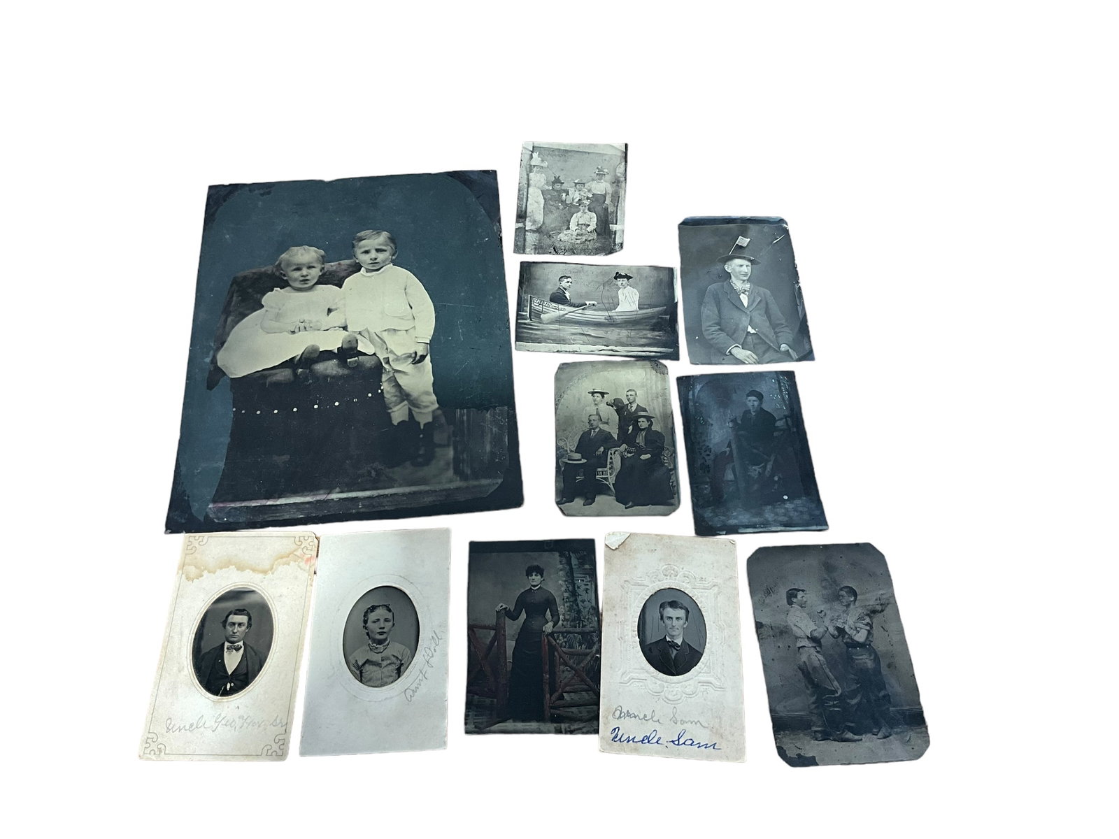 Eleven Antique Tintype Photos (1 of 5)