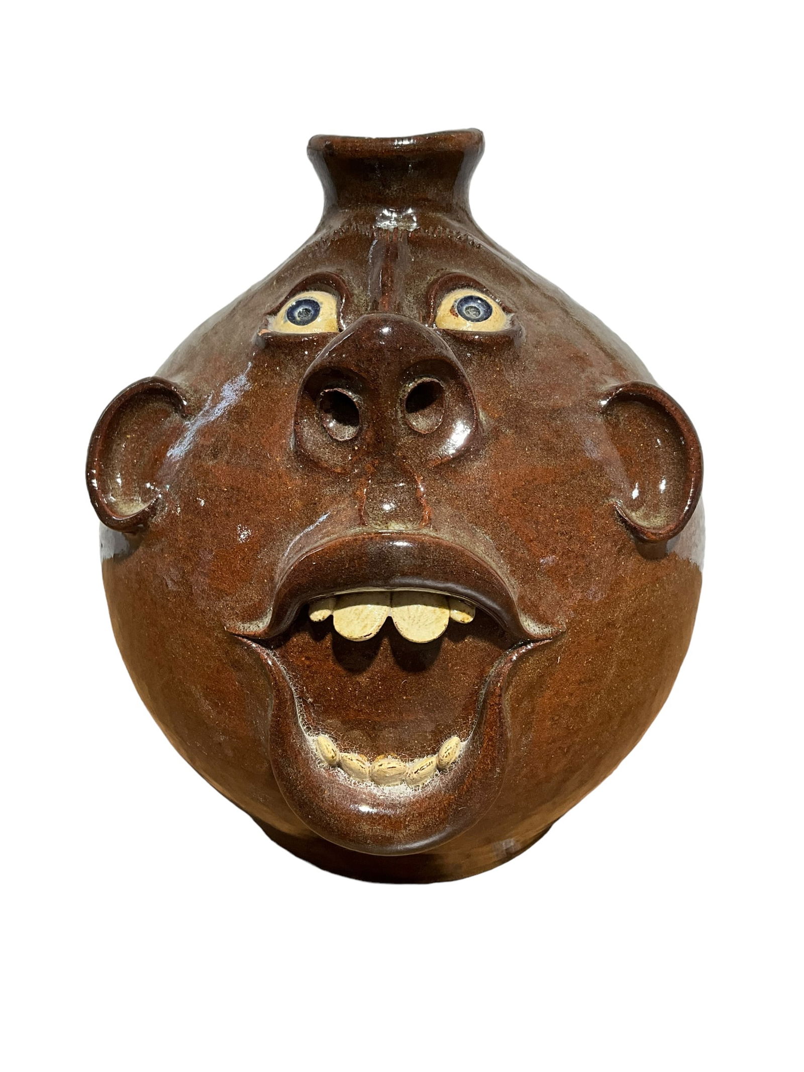 Roger Corn 1997 Face Jug (1 of 6)