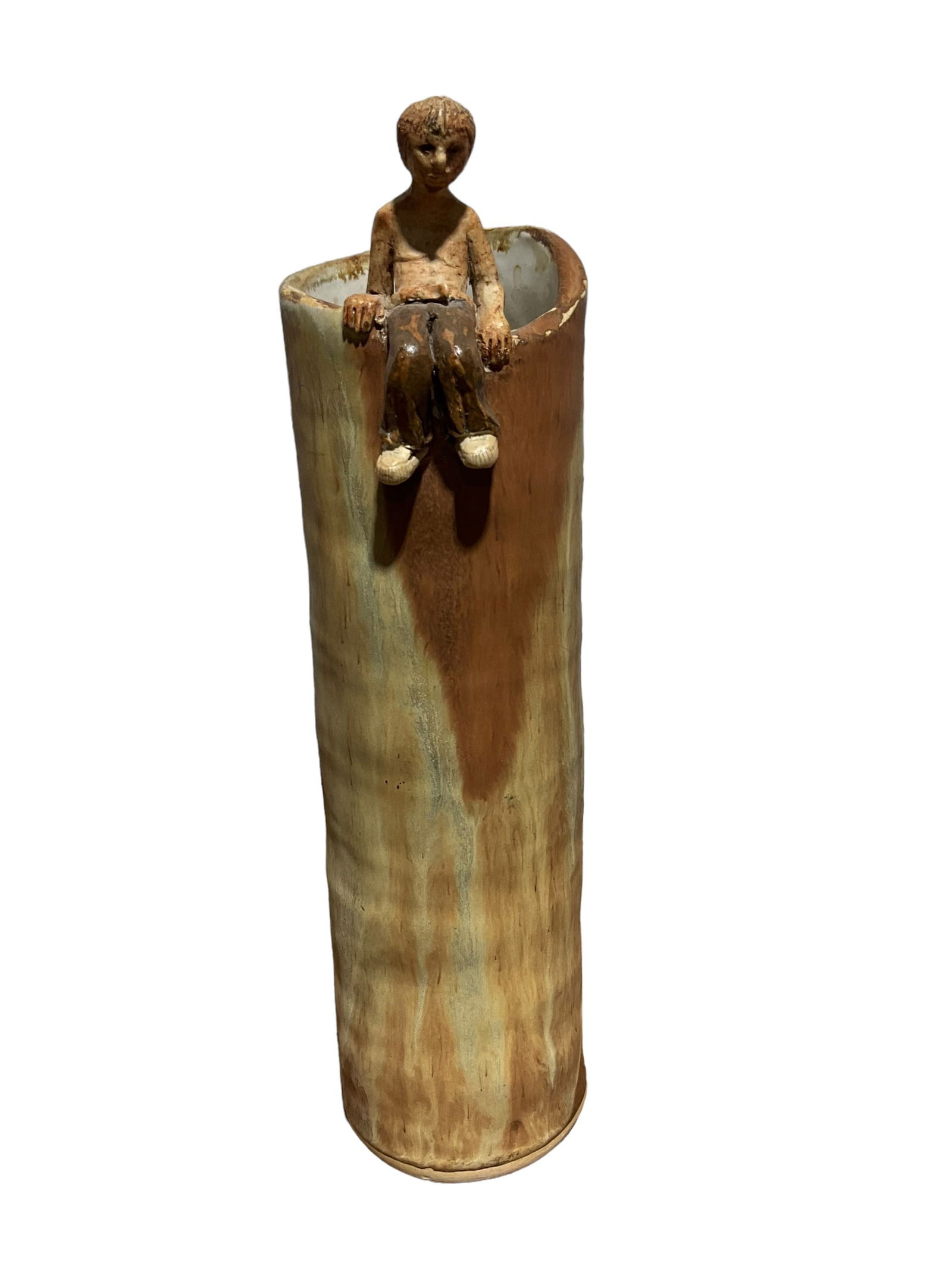 Artist Signed Pottery Vase (1 of 4)