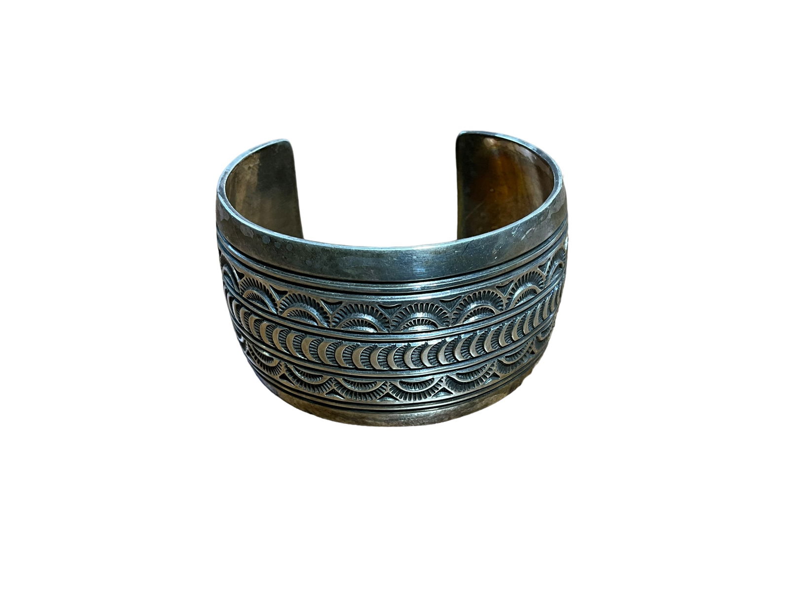 Leonard Platero Sterling Silver Cuff Bracelet (1 of 3)