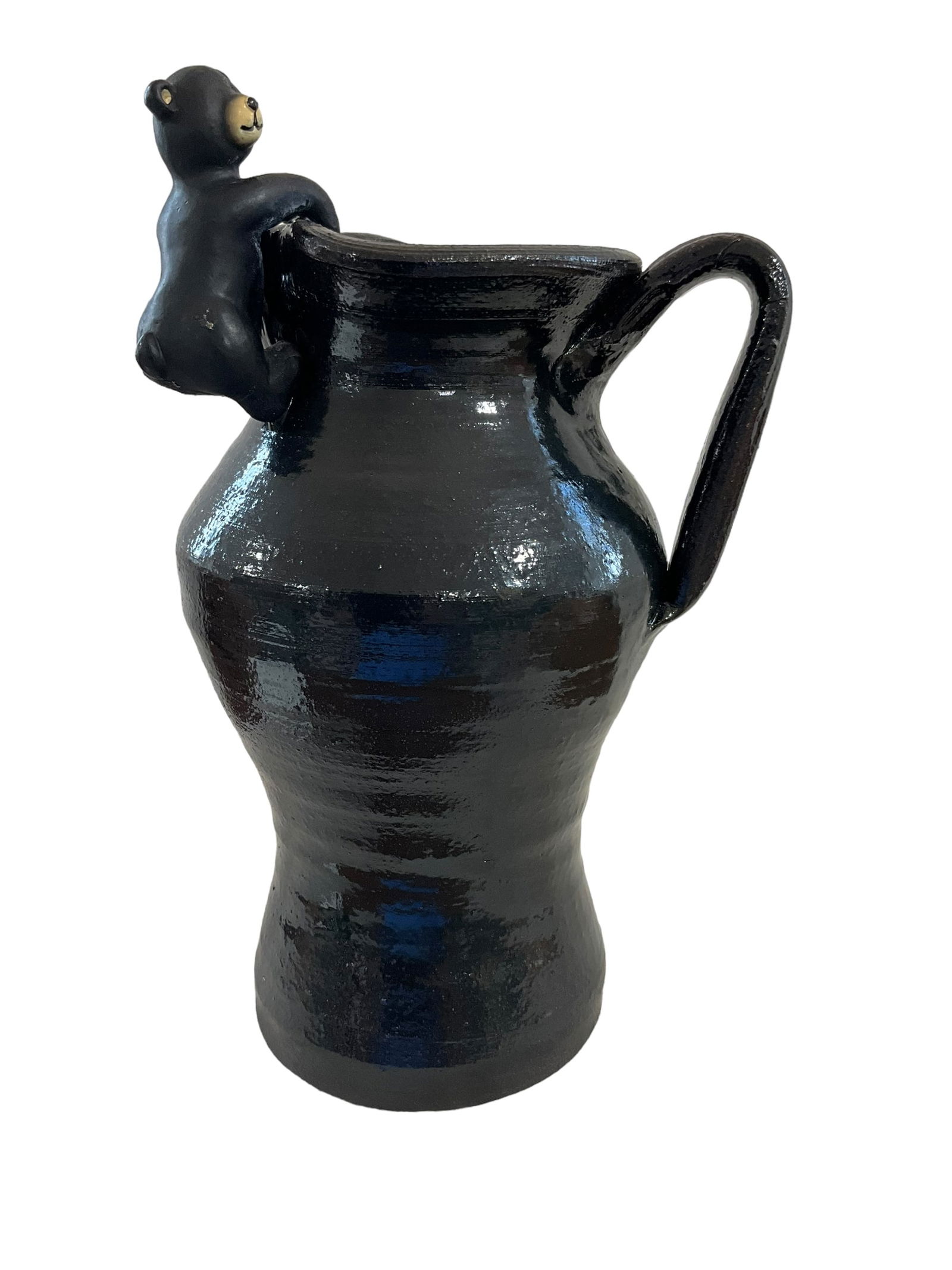 Whelchel Meaders Bear Climbing Pottery Pitcher (1 of 3)