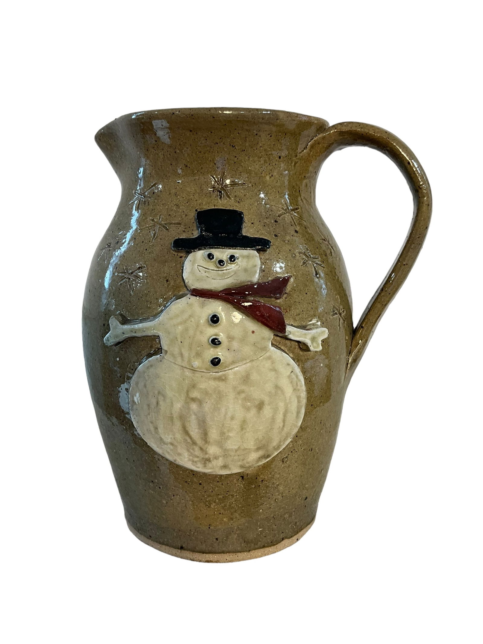 Jeff & Jessie Christmas Snowman 1998 #25: Mint condition. 8 inches tall