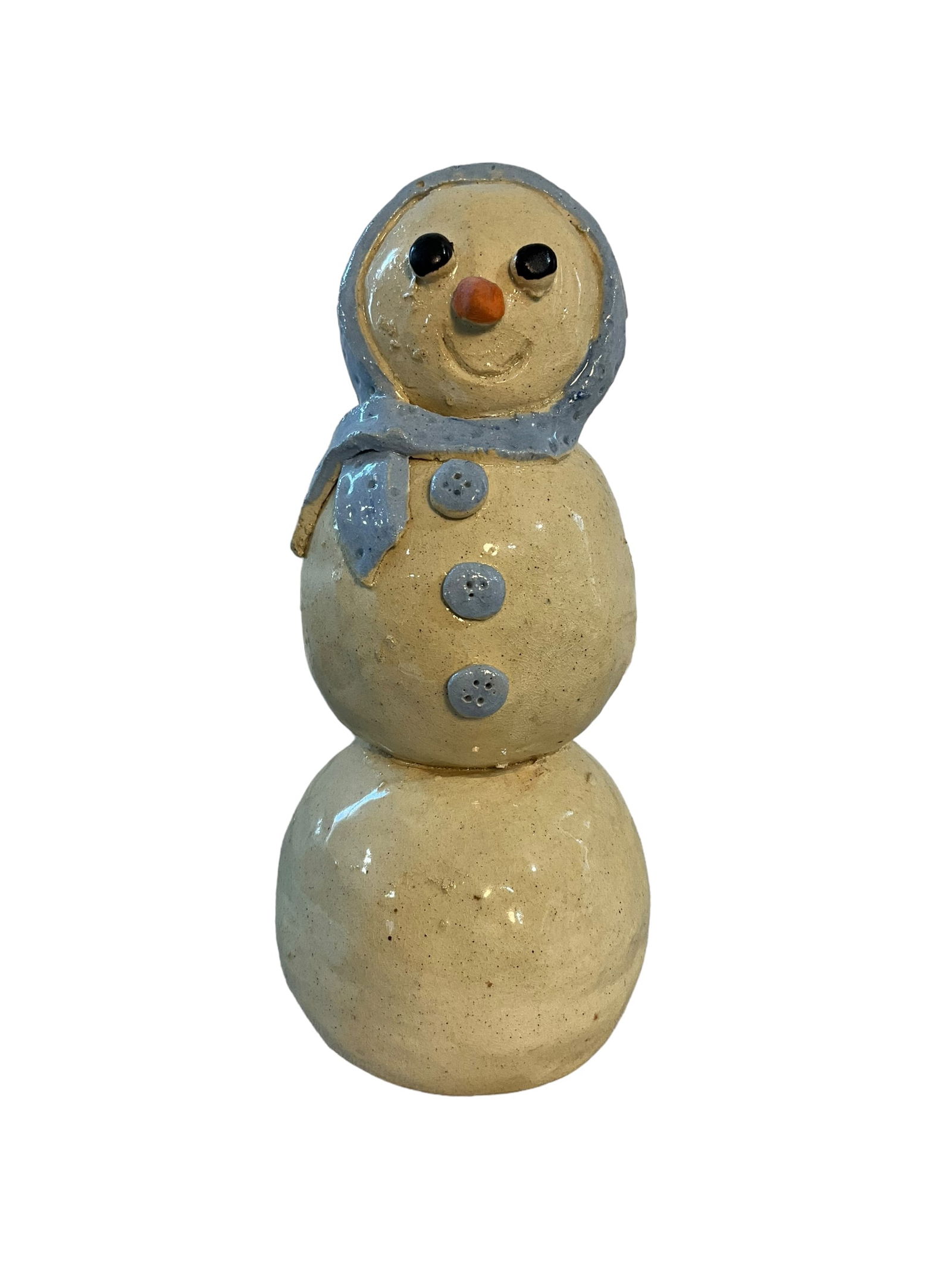 Jessie Meaders Christmas Pottery Snowlady (1 of 3)