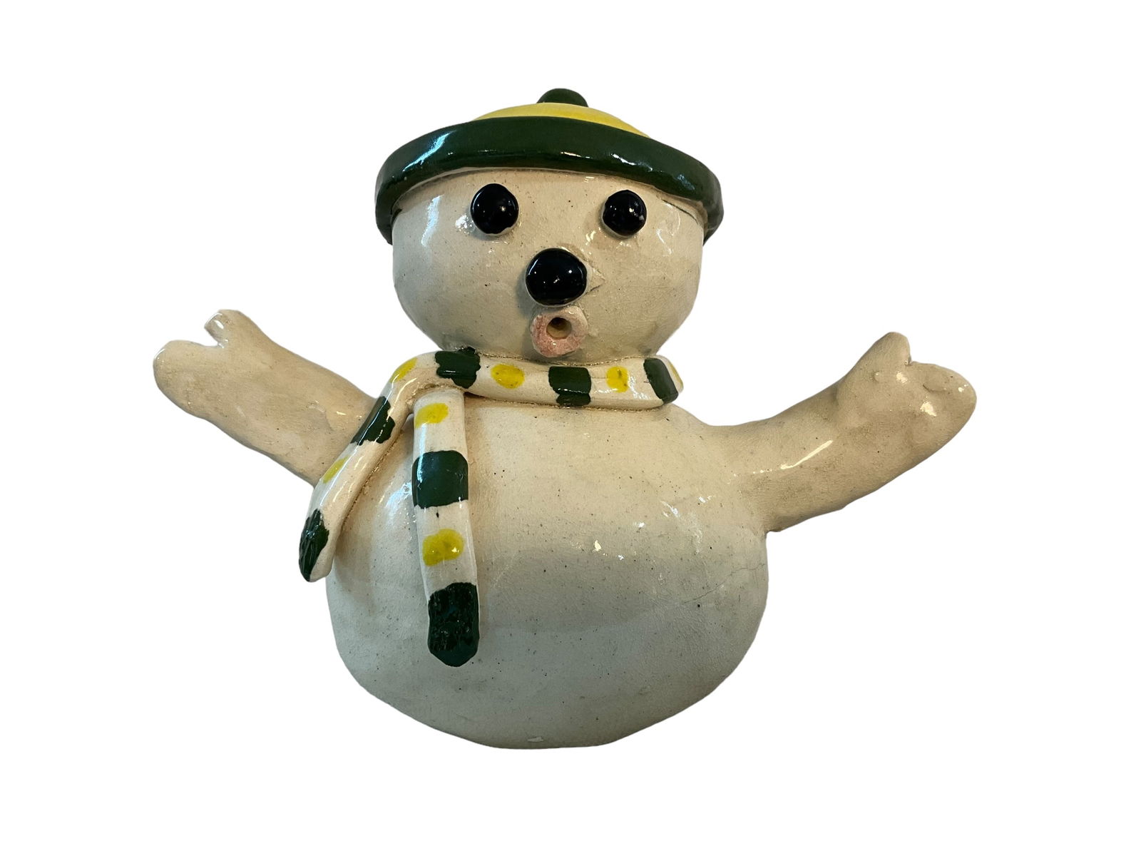 Jessie Meaders Christmas Pottery Snowman (1 of 3)