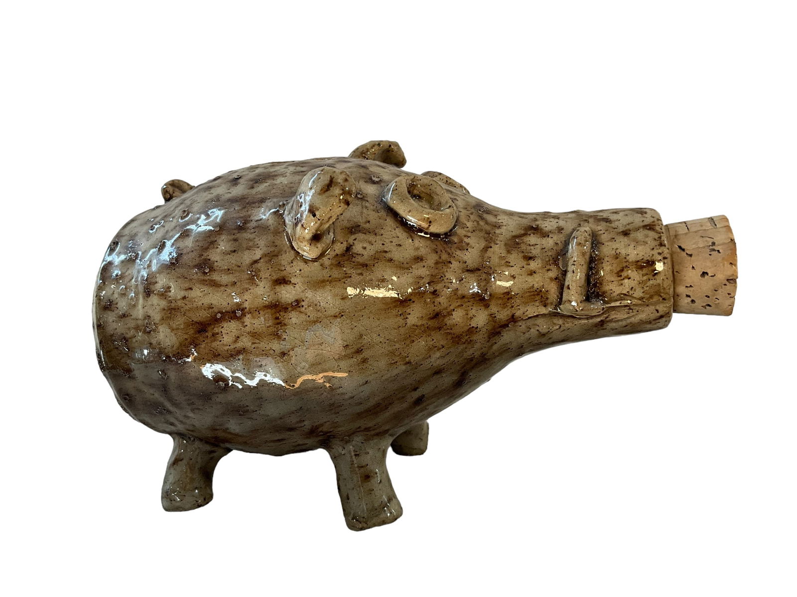 Whelchel Meaders Pottery Pig Piggy Bank (1 of 5)