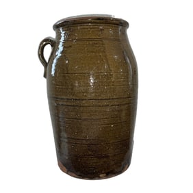 3 Gallon Randolph Co Alabama Pottery Churn