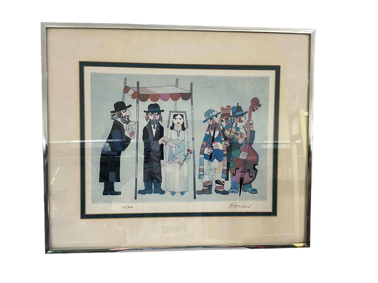 Jovan Obican Jewish Wedding Hand Signed - 112/600 With COA (1 of 3)