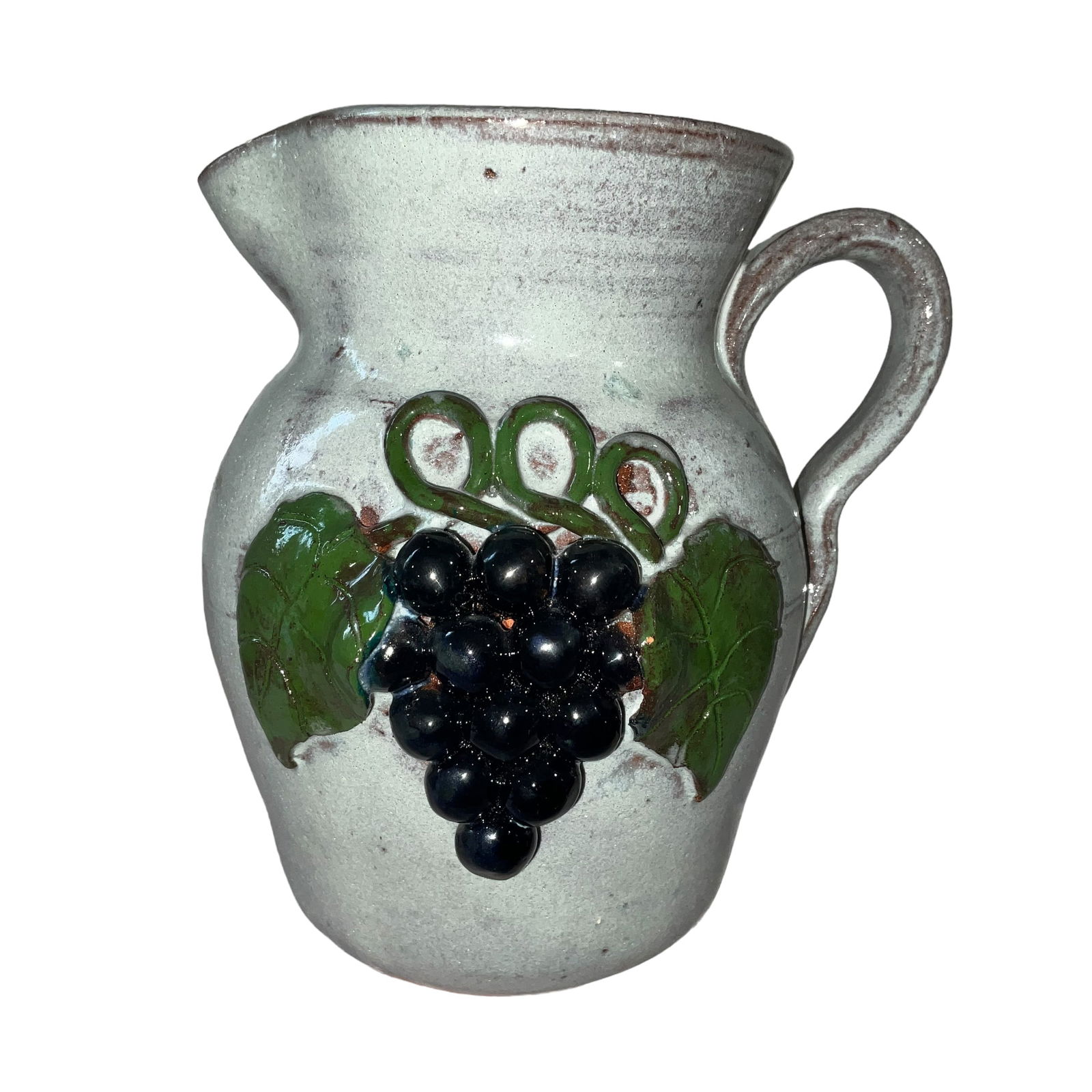 Mildred Meaders Grape Decorated Pitcher (1 of 3)