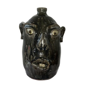 David Meaders Face Jug