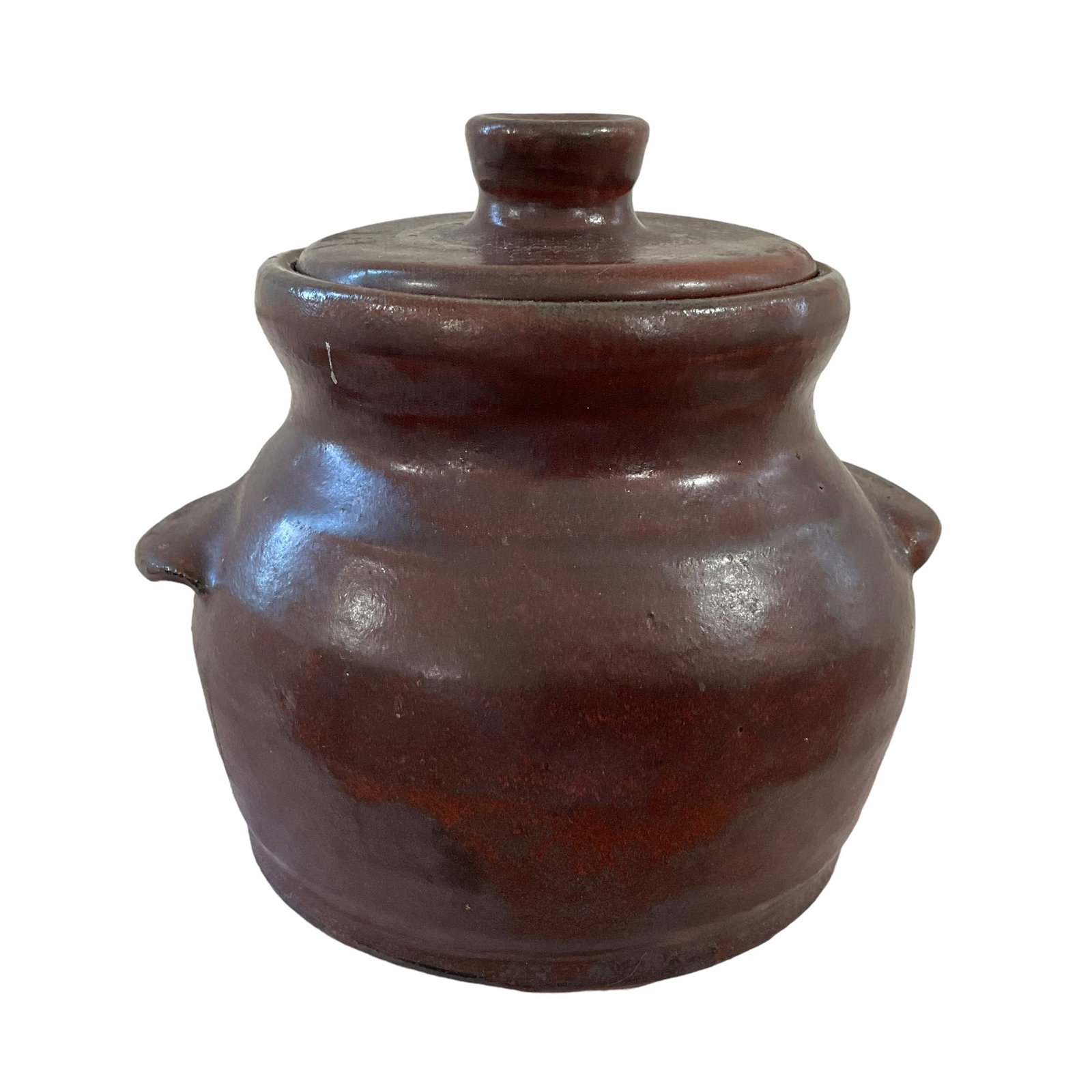 Whelchel Meaders Lidded Bean Pot (1 of 3)