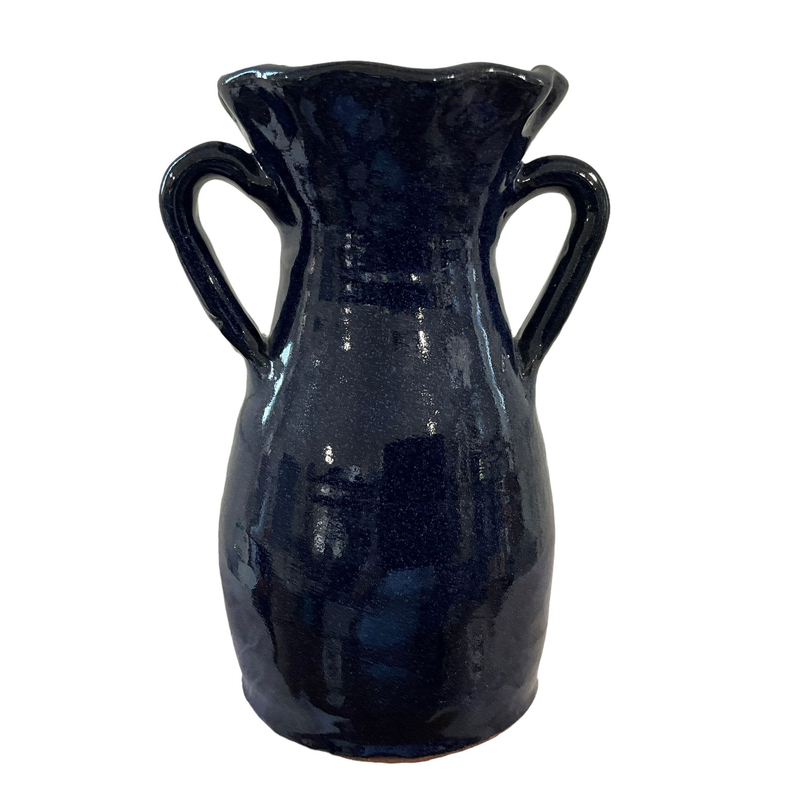 Whelchel Meaders Double Handle Fluted Vase (1 of 3)