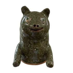 Very Rare Reggie Meaders Pottery Animal