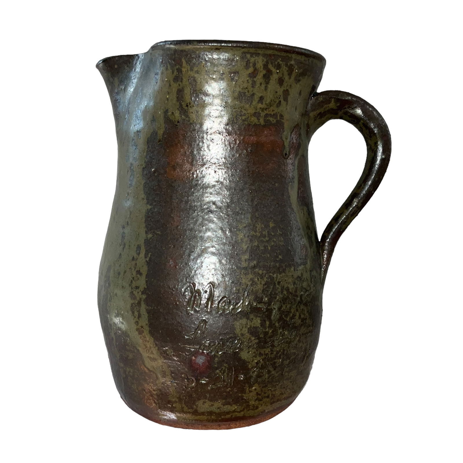 David Meaders Pitcher “ Made & Fired At Laniers Shop “ 1993 (1 of 5)