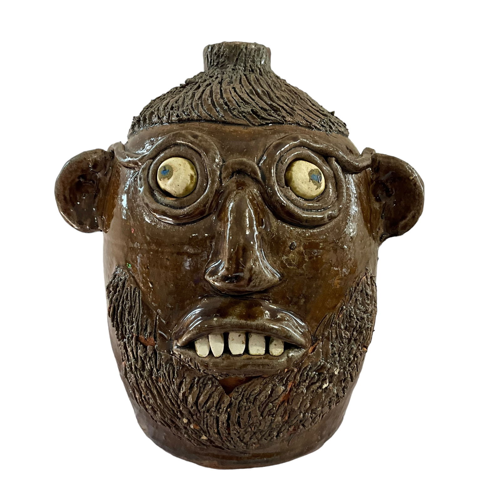 Flossie Meaders Face Jug 1892-1992 (1 of 6)