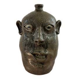 David Meaders Face Jug