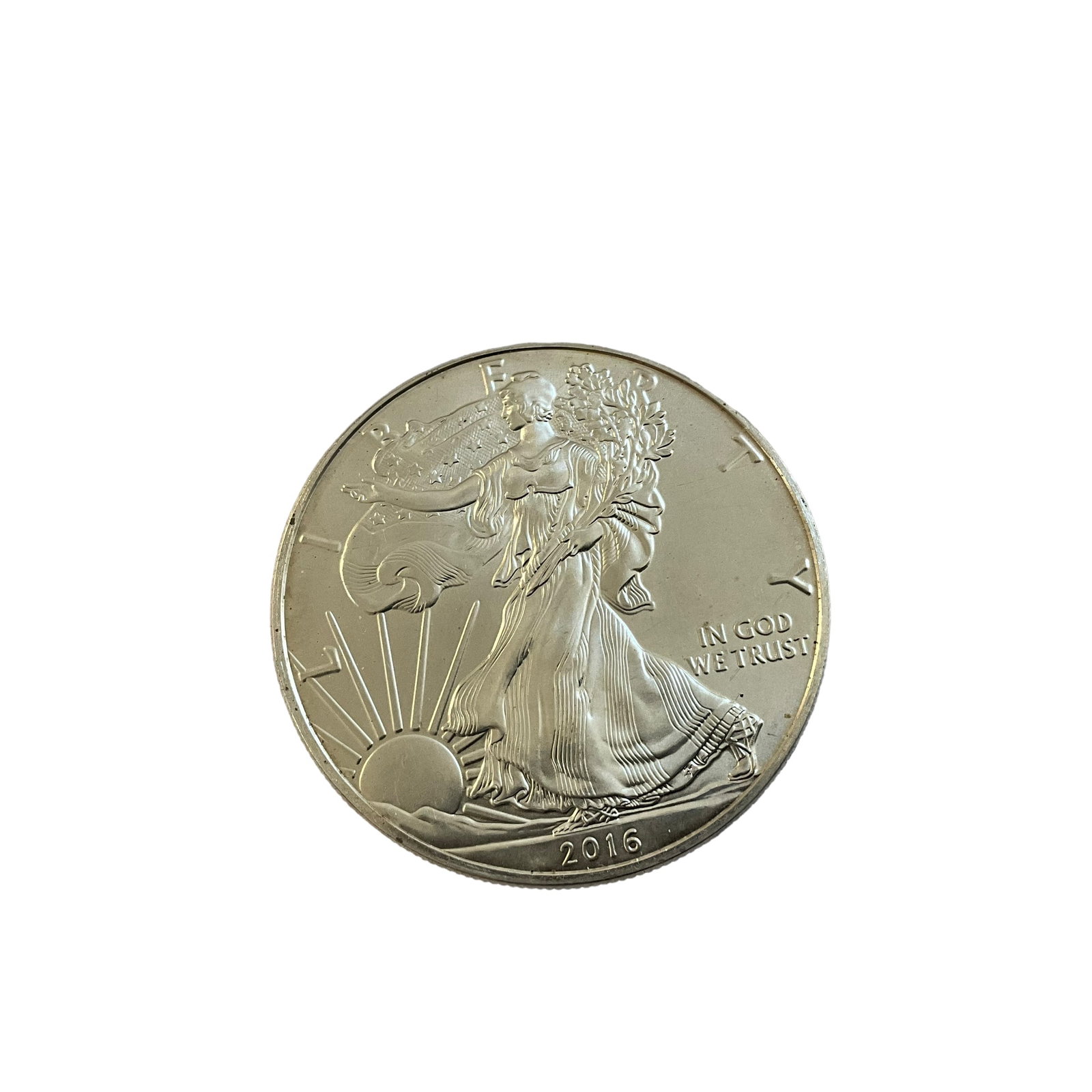 2016 USA Silver Eagle Dollar Coin (1 of 2)