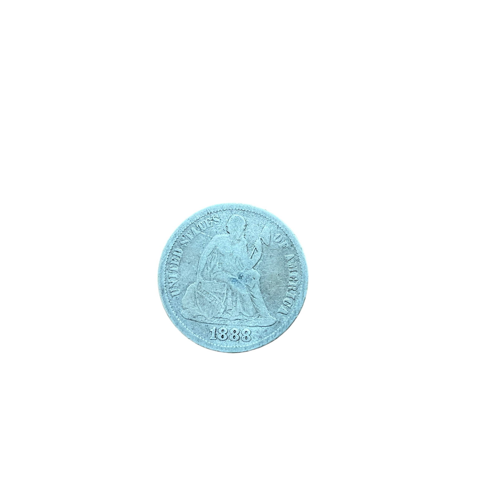 USA 1888 Seated Liberty Dime (1 of 2)