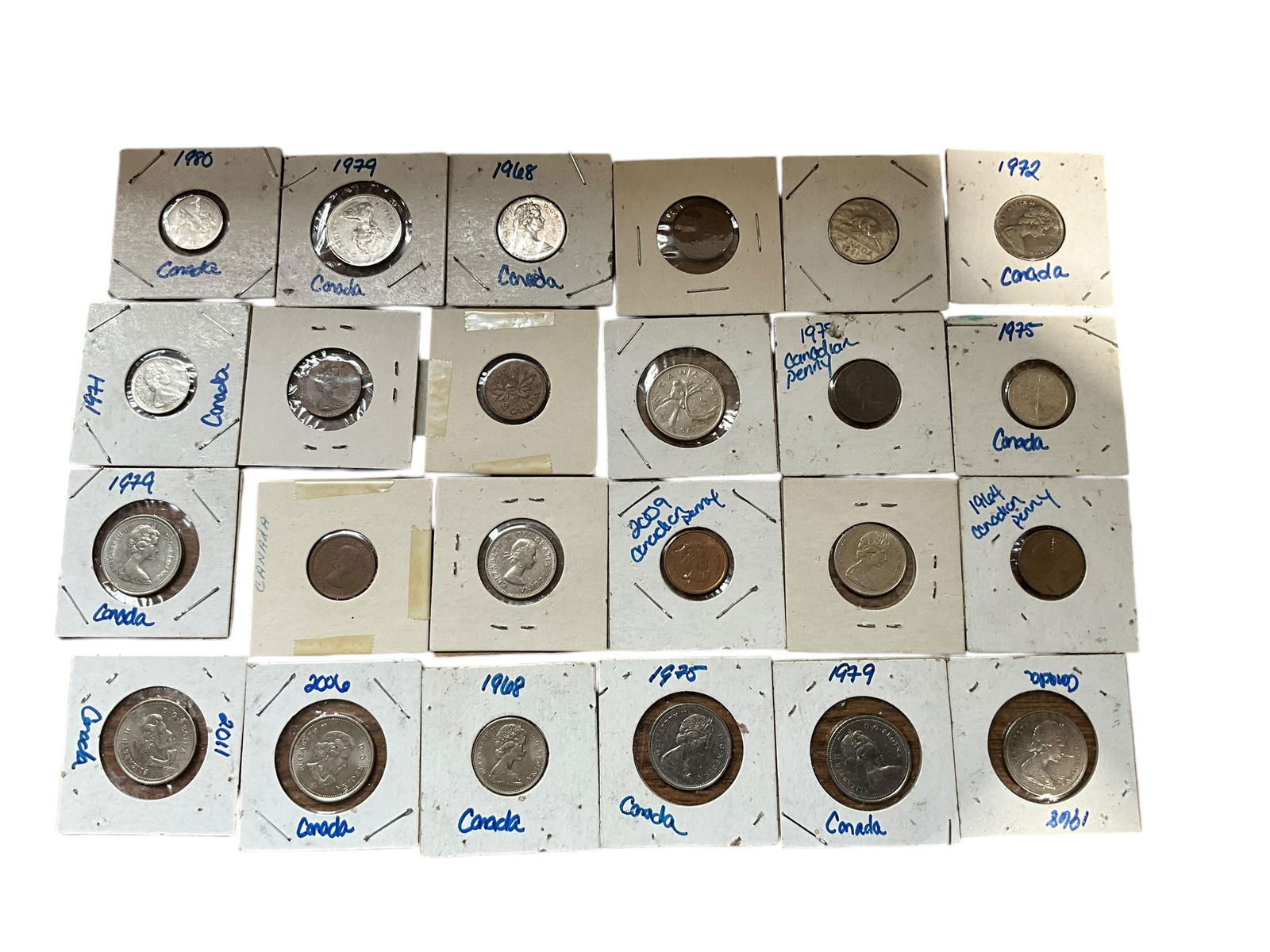 Lot Of 24 Misc Canadian Coins (1 of 5)