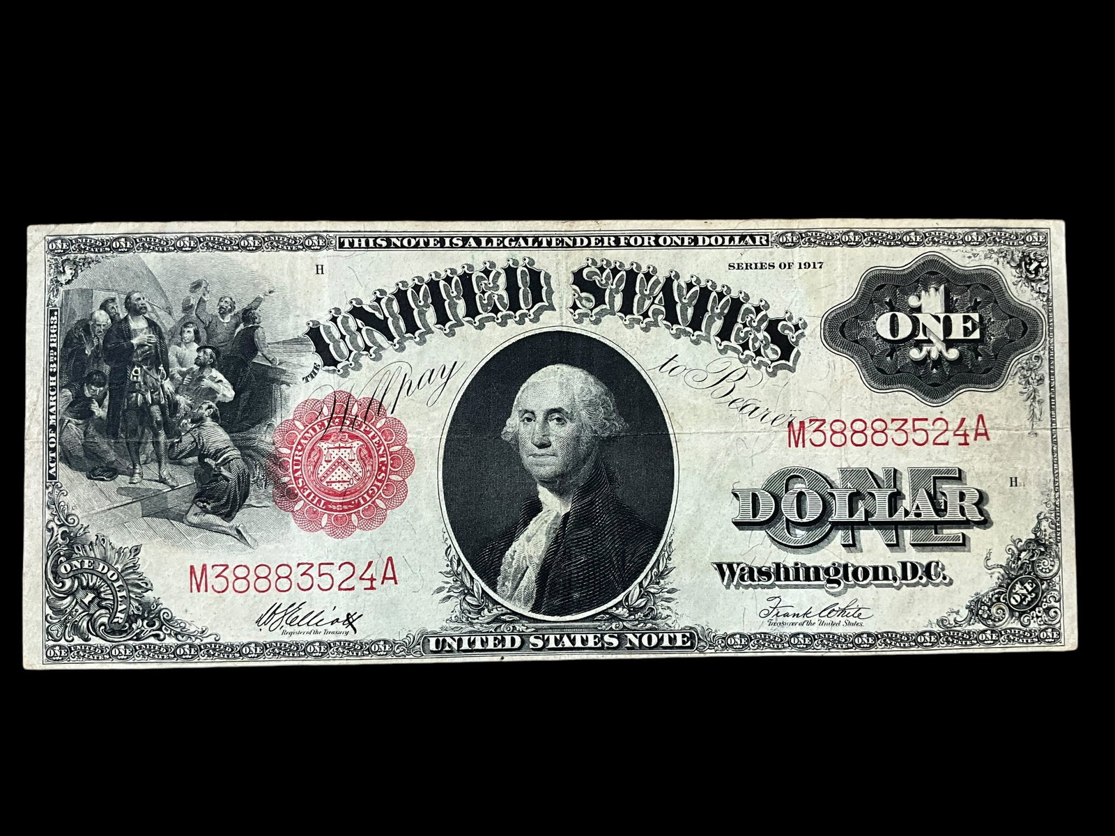 1917 $1 Dollar Legal Tender Note (1 of 2)