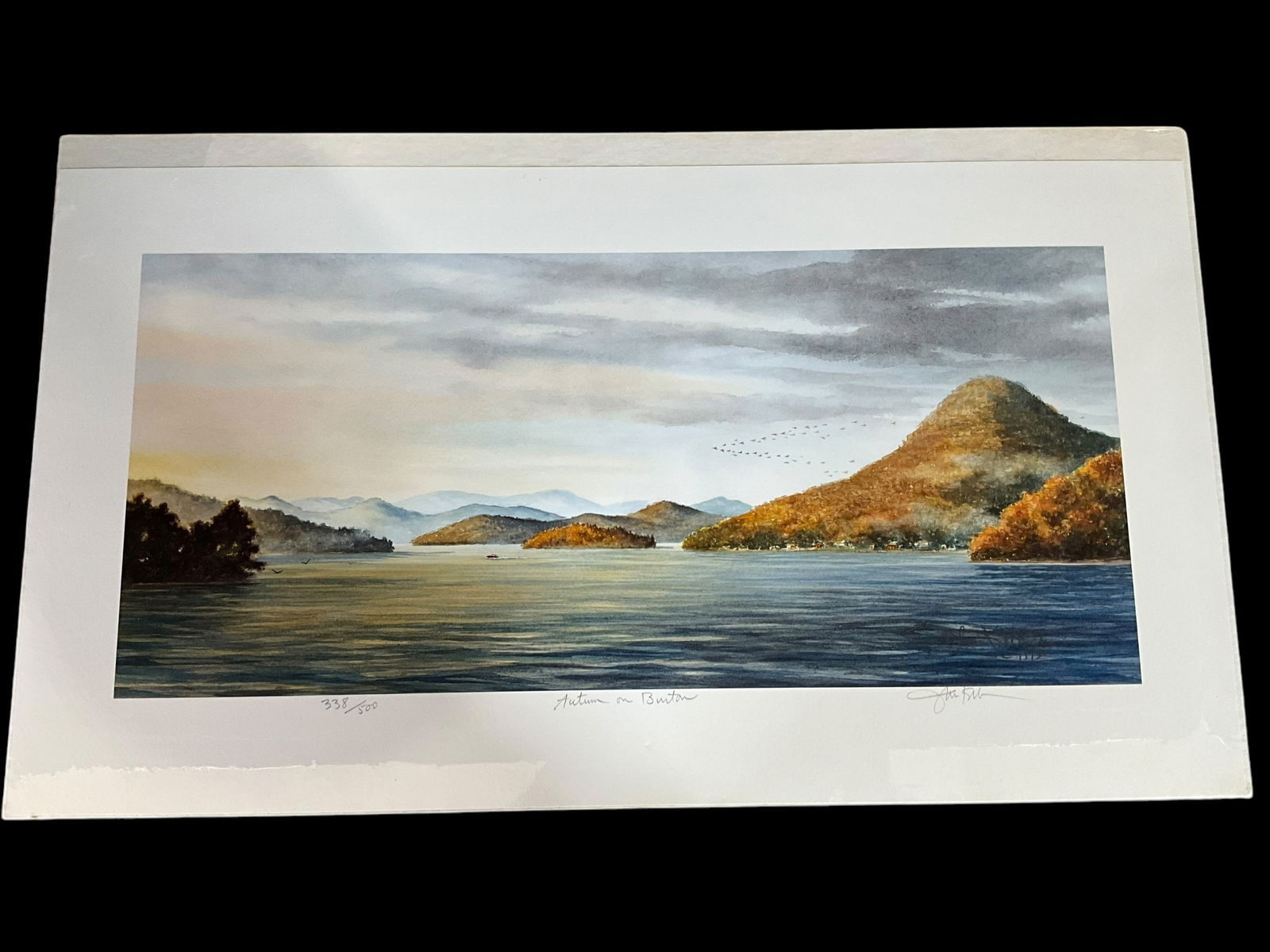 Sealed John Kollock Print / AUTUMN ON BURTON (1 of 2)