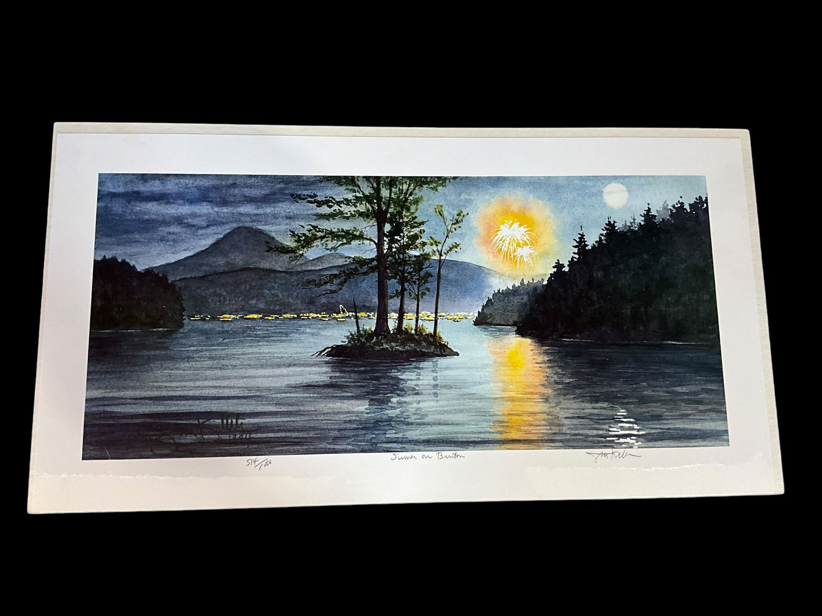 Sealed John Kollock Print / SUMMER ON BURTON (1 of 2)