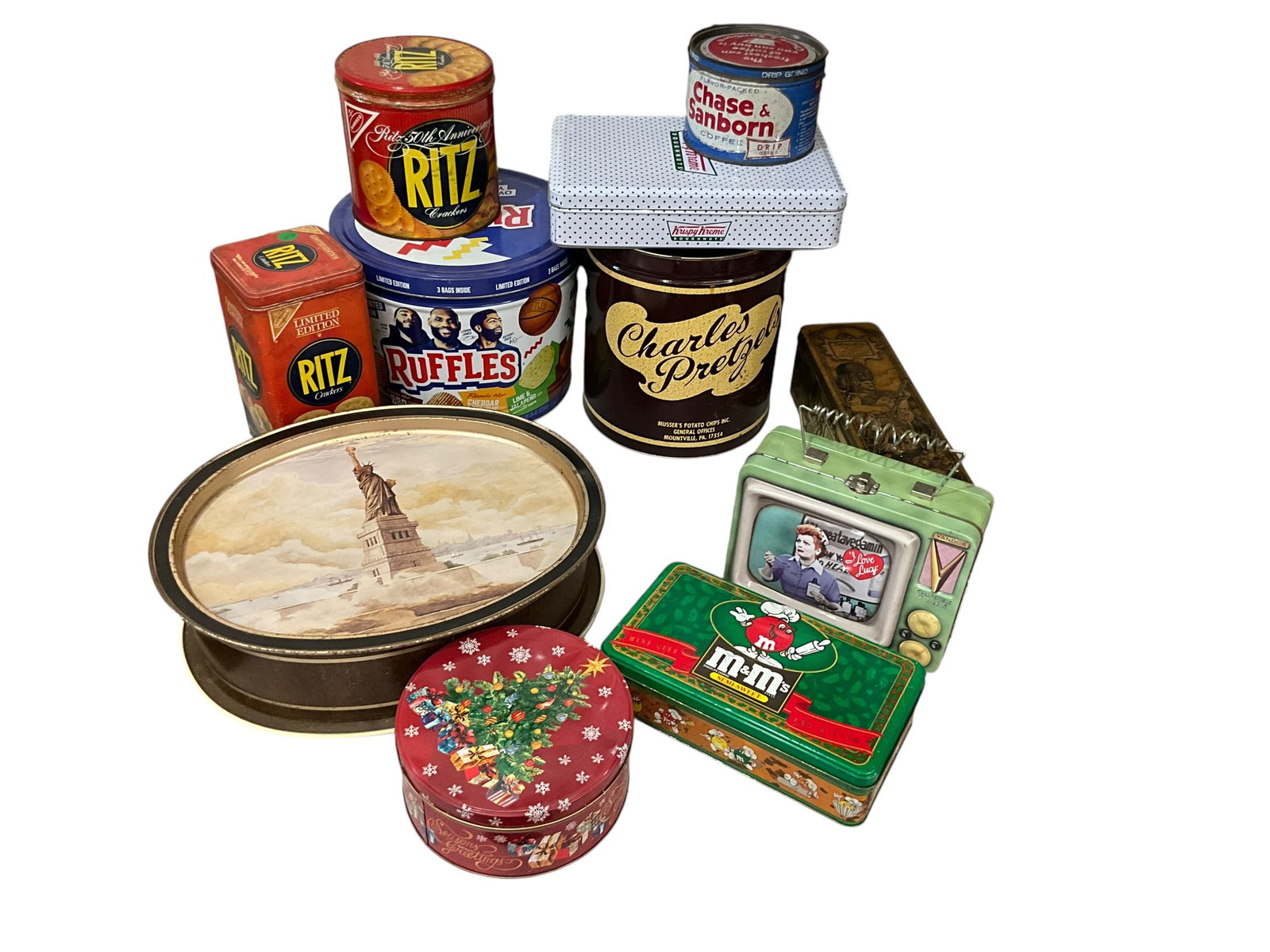 Eleven Advertising Tins (1 of 2)