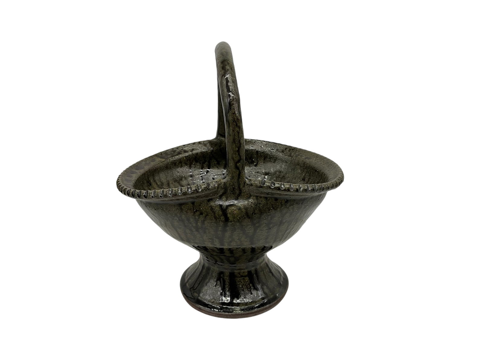 Wayne Hewell Pottery Basket (1 of 3)